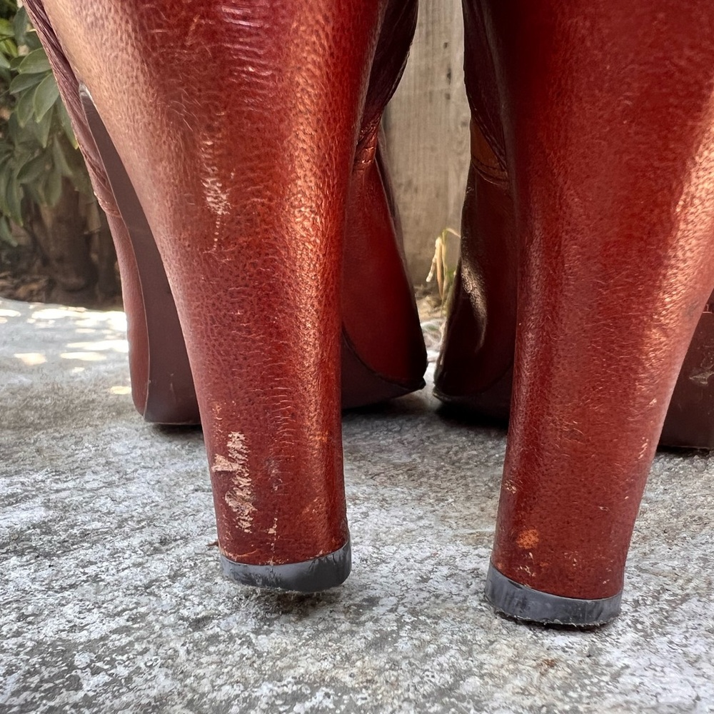 Vintage Frye Tall-High Boots Leather - Picture 8 of 15